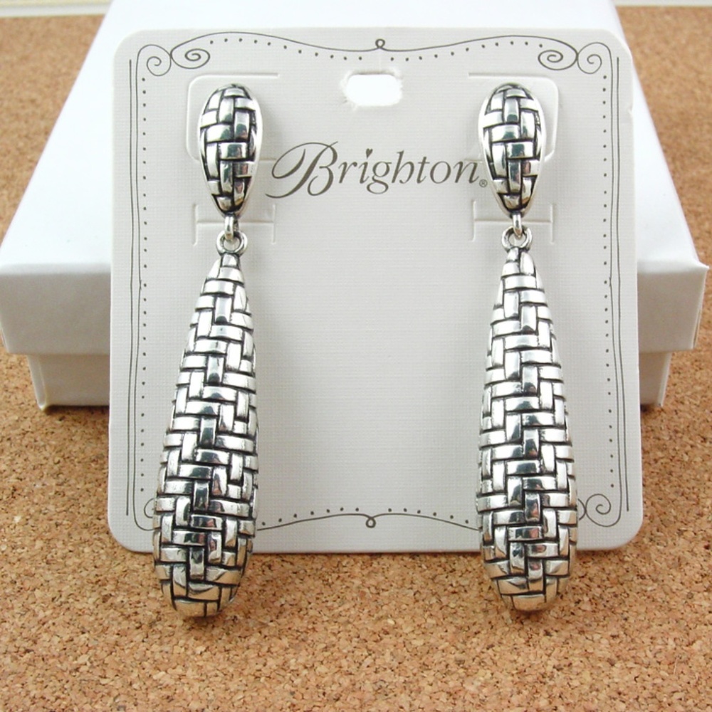 NEW BRIGHTON SILVER TALANA DROP POST EARRINGS ~ $5